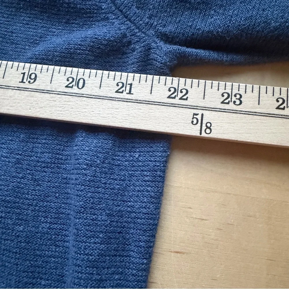 Lachlan XL Mens British Inspired Blue‎ Heathered V-Neck Pullover Sweater Cotton